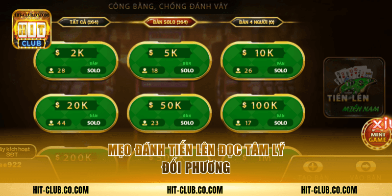 Game Bài Tiến Lên Chơi Là Có Lãi 200% Rút Không Giới Hạn Tại HitClub 3 Mẹo đánh Tiến Lên đọc tâm lý đối phương